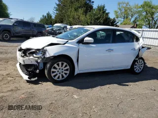 2017 Nissan Sentra SV with VIN 3N1AB7AP8HY409449, listed as a Copart auction lot 54801505 with 88,054 mi miles and Salvage title. Bid and sale history available at DreamBid. Image 1.