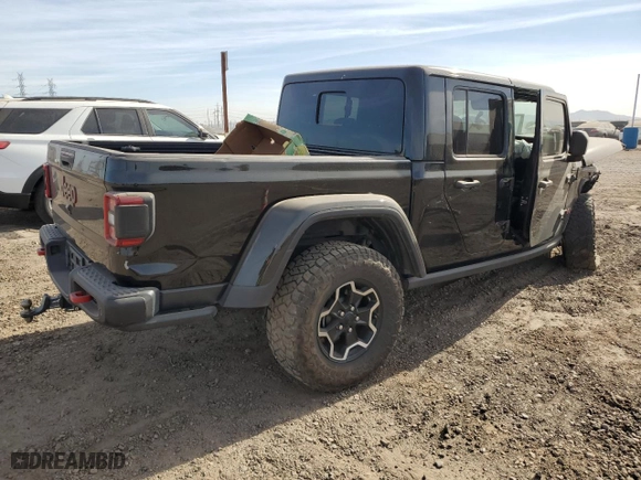 2020 Jeep Gladiator Rubicon with VIN 1C6JJTBG6LL102832, listed as a Copart auction lot 88780025 with 91,948 mi miles and Salvage Title. Bid and sale history available at carsss.com. Image 3.