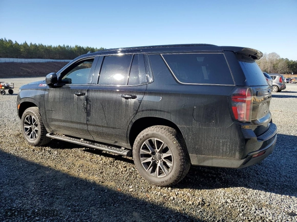 2021 Chevrolet Tahoe Z71 with VIN 1GNSKPKD3MR343566, listed as a Copart auction lot 42965905 with 53,006 mi miles and Salvage Title. Bid and sale history available at carsss.com. Image 2.