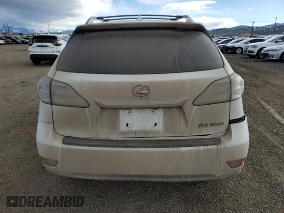 2011 Lexus RX 350 with VIN 2T2BK1BA9BC098951, listed as a Copart auction lot 49202195 with 181,919 mi miles and Salvage title. Bid and sale history available at DreamBid. Image 6.