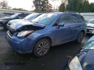 2018 Subaru Forester Premium with VIN JF2SJGECXJH424629, listed as a Copart auction lot 85330424 with 95,871 mi miles and Salvage Title. Bid and sale history available at carsss.com. Image 1.