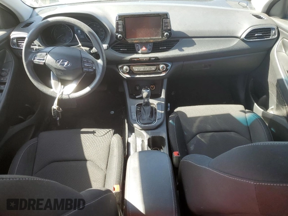 2018 Hyundai Elantra GT with VIN KMHH35LE0JU074104, listed as a Copart auction lot 55727404 with 34,769 mi miles and Salvage Title. Bid and sale history available at carsss.com. Image 8.