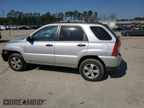 2010 Kia Sportage LX with VIN KNDKG3A40A7700990, listed as a Copart auction lot 48941505 with 38,182 mi miles and Salvage Title. Bid and sale history available at carsss.com. Image 2.