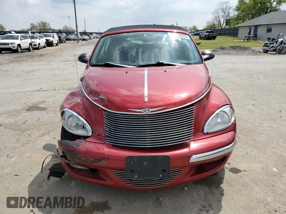 2006 Chrysler PT Cruiser Touring with VIN 3C3EY55E25T297335, listed as a Copart auction lot 52758605 with 75,295 mi miles and Salvage Title. Bid and sale history available at DreamBid. Image 5.