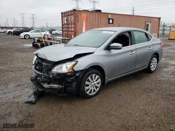 2014 Nissan Sentra S with VIN 3N1AB7AP6EL677862, listed as a Copart auction lot 51350375 with 117,970 mi miles and Salvage Title. Bid and sale history available at carsss.com. Image 1.
