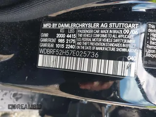 2007 Mercedes-Benz C 230 Sport с VIN WDBRF52H57E025736, выставлен на аукционе IAAI как лот 42541691 с пробегом 131 847 миль миль и . История ставок и продаж доступна на DreamBid. Изображение 9.