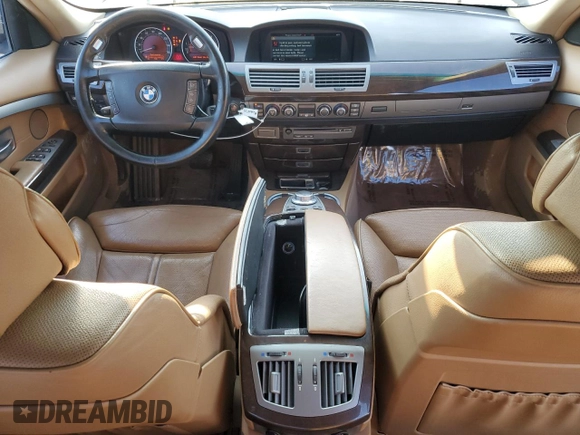 2008 BMW 7 Series 750i with VIN WBAHL83548DT14316, listed as a Copart auction lot 63606925 with 164,543 mi miles and Clean title. Bid and sale history available at DreamBid. Image 8.