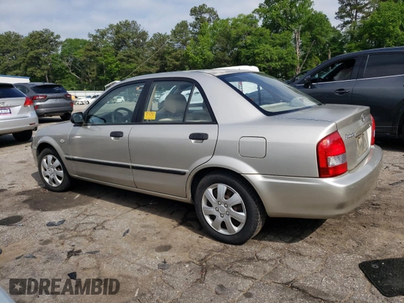 2003 Mazda Protege DX with VIN JM1BJ225X30107443, listed as a Copart auction lot 54777625 with 283,760 mi miles and Clean Title. Bid and sale history available at DreamBid. Image 2.