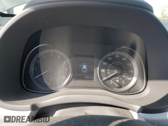 2020 Hyundai Kona SEL with VIN KM8K22AA3LU519848, listed as a Copart auction lot 46013323 with 50,217 mi miles and . Bid and sale history available at DreamBid. Image 9.