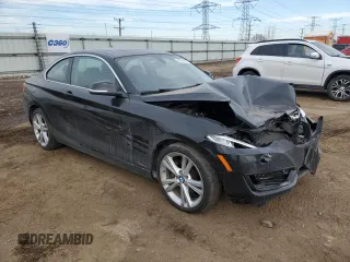 2015 BMW 2 Series 228i xDrive with VIN WBA1F7C59FV367149, listed as a Copart auction lot 43051475 with 51,878 mi miles and Salvage Title. Bid and sale history available at carsss.com. Image 4.