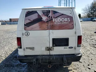 2011 Ford Econoline Cargo Commercial with VIN 1FTNE2EW2BDA57568, listed as a Copart auction lot 51213515 with 351,242 mi miles and Salvage Title. Bid and sale history available at carsss.com. Image 6.