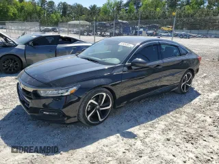 2019 Honda Accord Sport with VIN 1HGCV1F30KA006367, listed as a Copart auction lot 53426365 with 127,628 mi miles and Salvage Title. Bid and sale history available at DreamBid. Image 1.