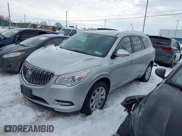 2014 Buick Enclave Premium with VIN 5GAKVCKD8EJ210568, listed as a IAAI auction lot 41651126 with 128,835 mi miles and . Bid and sale history available at DreamBid. Image 19.