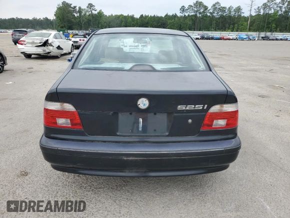 2001 BMW 5 Series 525i with VIN WBADT43471GF58824, listed as a Copart auction lot 56103395 with Not provided miles and Clean title. Bid and sale history available at DreamBid. Image 6.
