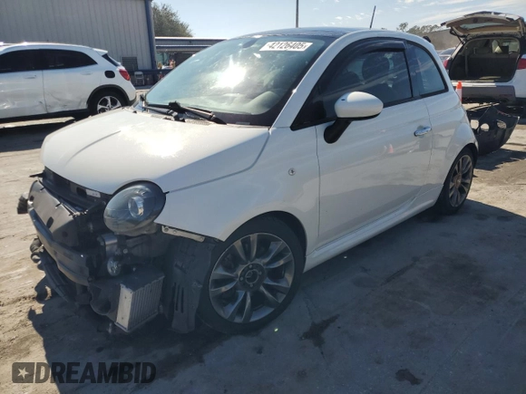 2018 FIAT 500 Pop with VIN 3C3CFFKH2JT504754, listed as a Copart auction lot 42126405 with 95,194 mi miles and Salvage Title. Bid and sale history available at carsss.com. Image 1.