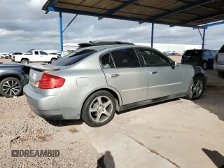 2004 Infiniti G35 w/Leather with VIN JNKCV51E54M109962, listed as a Copart auction lot 48748955 with 122,180 mi miles and Salvage Title. Bid and sale history available at DreamBid. Image 3.