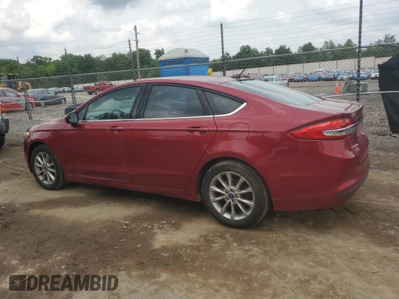2017 Ford Fusion SE with VIN 3FA6P0HD2HR308902, listed as a Copart auction lot 57583105 with 105,131 mi miles and Clean title. Bid and sale history available at DreamBid. Image 2.