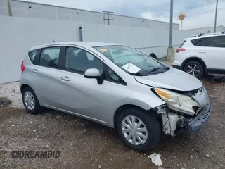 2014 Nissan Note S Plus with VIN 3N1CE2CPXEL432840, listed as a IAAI auction lot 42487373 with 76,278 mi miles and . Bid and sale history available at DreamBid. Image 1.