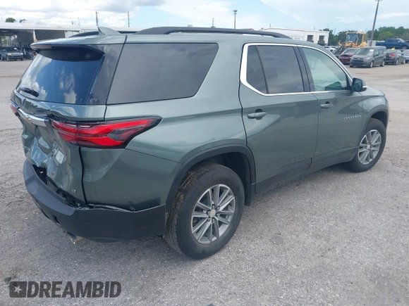 2023 Chevrolet Traverse LT Cloth z VIN 1GNERGKW6PJ110388, wystawiony jako IAAI lot #41922769 z przebiegiem 59 186 mil mil oraz . Historia ofert i sprzedaży dostępna na DreamBid. Obrazek 4.