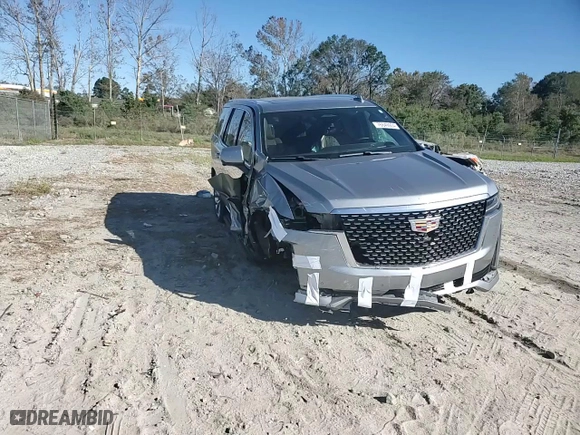 2023 Cadillac Escalade 4WD Premium Luxury with VIN 1GYS4BKL6PR205287, listed as a Copart auction lot 76649904 with 60,033 mi miles and Non Repairable. Bid and sale history available at carsss.com. Image 12.