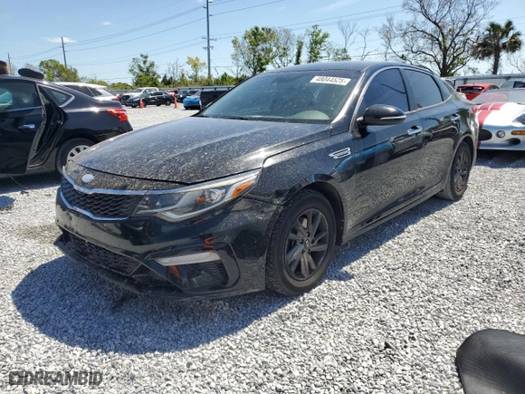 2020 Kia Optima LX with VIN 5XXGT4L37LG384798, listed as a Copart auction lot 48044525 with 107,439 mi miles and Salvage Title. Bid and sale history available at carsss.com. Image 1.