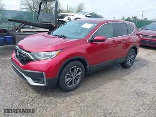 2021 Honda CR-V EX-L with VIN 7FARW2H81ME017221, listed as a IAAI auction lot 41919623 with 26,554 mi miles. Bid and sale history available at carsss.com. Image 18.
