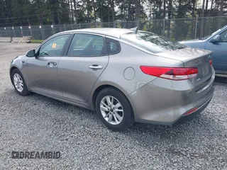 2018 Kia Optima LX with VIN 5XXGT4L34JG242597, listed as a IAAI auction lot 41999383 with 1 mi miles. Bid and sale history available at carsss.com. Image 3.
