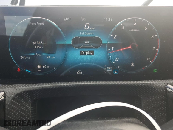 2021 Mercedes-Benz CLA 250 with VIN W1K5J4GB5MN166806, listed as a Copart auction lot 46070344 with 41,343 mi miles and . Bid and sale history available at DreamBid. Image 9.