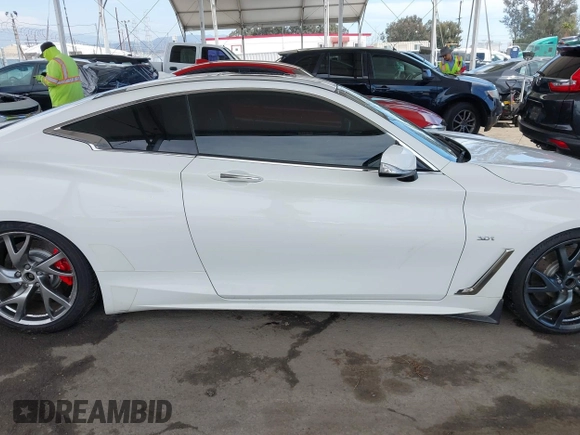 2017 Infiniti Q60 Premium with VIN JN1EV7EK8HM360988, listed as a IAAI auction lot 42009120 with 112,384 mi miles and . Bid and sale history available at DreamBid. Image 12.