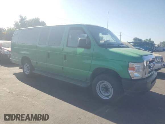 2012 Ford Econoline Passenger XL with VIN 1FBSS3BL0CDB35654, listed as a Copart auction lot 55962135 with Not provided miles and Salvage title. Bid and sale history available at DreamBid. Image 4.