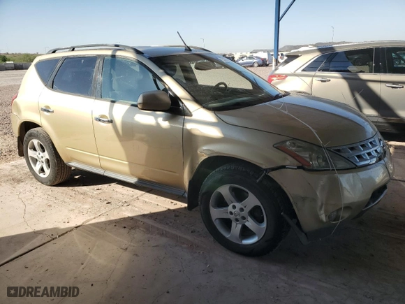 2004 Nissan Murano SL with VIN JN8AZ08T74W205184, listed as a Copart auction lot 75888294 with 143,393 mi miles and Salvage Title. Bid and sale history available at carsss.com. Image 4.