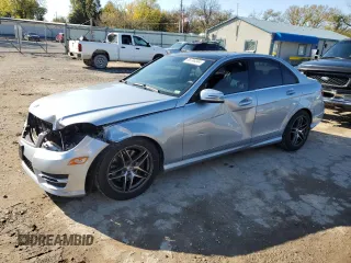 2013 Mercedes-Benz C 300 Sport with VIN WDDGF8AB9DA756931, listed as a Copart auction lot 80746344 with 86,982 mi miles and Salvage title. Bid and sale history available at DreamBid. Image 1.
