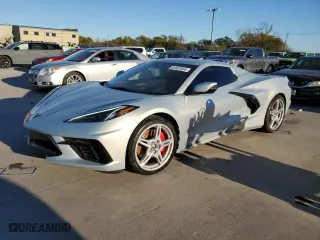 2024 Chevrolet Corvette 2LT with VIN 1G1YB3D44R5111106, listed as a Copart auction lot 81822654 with 3,279 mi miles and Salvage Title. Bid and sale history available at carsss.com. Image 1.