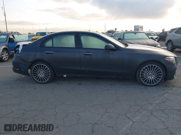 2024 Mercedes-Benz C 300 with VIN W1KAF4GB4RR170782, listed as a IAAI auction lot 40947069 with 4,800 mi miles and . Bid and sale history available at DreamBid. Image 14.
