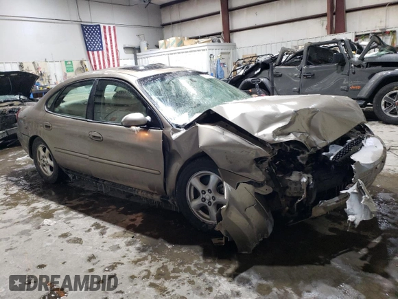 2002 Ford Taurus SES Standard with VIN 1FAFP552X2A245131, listed as a Copart auction lot 51643345 with 84,858 mi miles and Non Repairable. Bid and sale history available at DreamBid. Image 4.