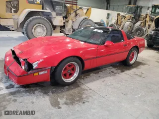 1986 Chevrolet Corvette with VIN 1G1YY0780G5118238, listed as a Copart auction lot 44241245 with 92,333 mi miles and Salvage Title. Bid and sale history available at carsss.com. Image 1.