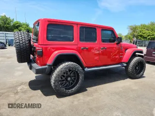 2020 Jeep Wrangler Unlimited Sahara with VIN 1C4HJXEN0LW115812, listed as a Copart auction lot 65534905 with 40,677 mi miles and Clean title. Bid and sale history available at DreamBid. Image 3.