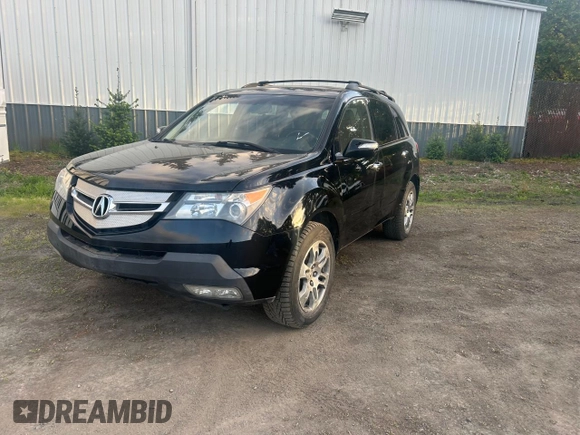 2008 Acura MDX with VIN 2HNYD28228H507332, listed as a Copart auction lot 54994765 with 221,948 mi miles and Salvage Title. Bid and sale history available at DreamBid. Image 2.