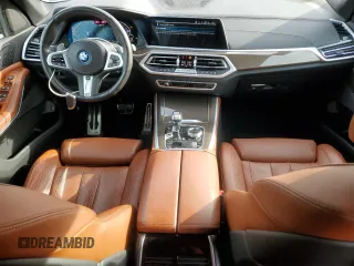 2022 BMW X5 xDrive45e with VIN 5UXTA6C0XN9M02912, listed as a Copart auction lot 45491845 with 14,586 mi miles and Salvage Title. Bid and sale history available at DreamBid. Image 8.