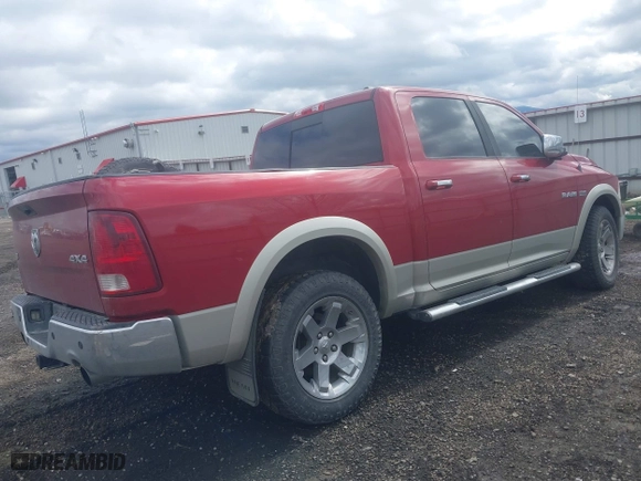 2010 Dodge Ram 1500 Sport with VIN 1D7RV1CT1AS210154, listed as a IAAI auction lot 41949799 with 147,783 mi miles. Bid and sale history available at carsss.com. Image 4.