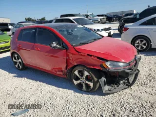 2017 Volkswagen Golf GTI Autobahn with VIN 3VW547AU8HM019793, listed as a Copart auction lot 70864714 with 87,697 mi miles and Salvage Title. Bid and sale history available at carsss.com. Image 4.