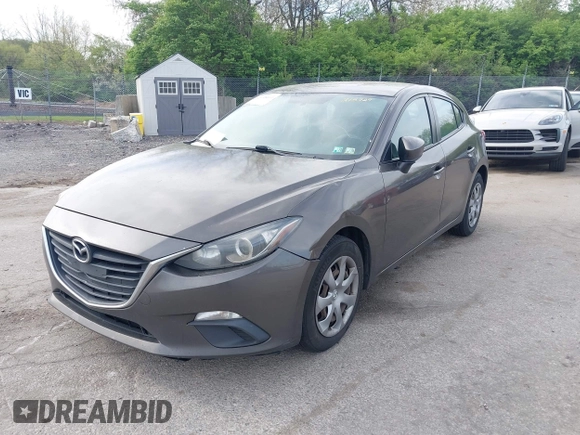 2014 Mazda 3 i Sport with VIN JM1BM1K7XE1213729, listed as a IAAI auction lot 42098411 with 378,589 mi miles. Bid and sale history available at carsss.com. Image 6.