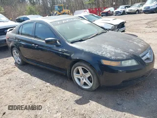 2005 Acura TL with VIN 19UUA66205A067520, listed as a IAAI auction lot 41614461 with 1 mi miles. Bid and sale history available at carsss.com. Image 1.