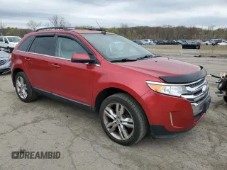2011 Ford Edge Limited with VIN 2FMDK3KC2BBB20593, listed as a Copart auction lot 53479075 with 127,661 mi miles and Salvage Title. Bid and sale history available at carsss.com. Image 4.