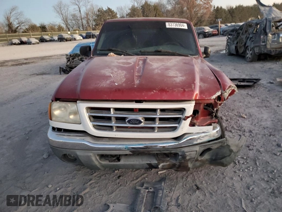2001 Ford Ranger XL Fleet with VIN 1FTZR15U01TA25799, listed as a Copart auction lot 83736904 with 175,367 mi miles and Clean title. Bid and sale history available at DreamBid. Image 5.