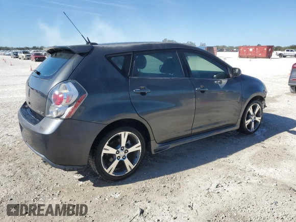 2009 Pontiac Vibe GT with VIN 5Y2SR670X9Z402656, listed as a Copart auction lot 86394554 with 118,124 mi miles and Salvage Title. Bid and sale history available at carsss.com. Image 3.