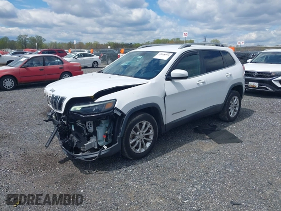 2019 Jeep Cherokee Latitude with VIN 1C4PJLCB4KD366405, listed as a IAAI auction lot 42018976 with 58,626 mi miles. Bid and sale history available at carsss.com. Image 17.