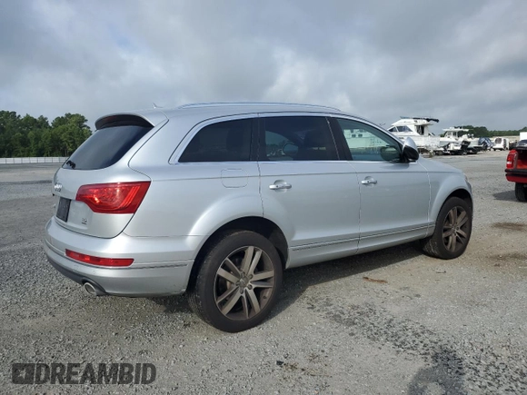 2015 Audi Q7 Premium Plus with VIN WA1LMAFE5FD020413, listed as a Copart auction lot 65028835 with 217,394 mi miles and Clean title. Bid and sale history available at DreamBid. Image 3.