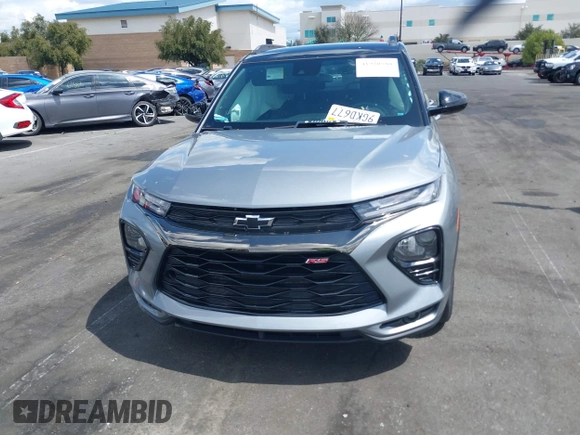 2023 Chevrolet TrailBlazer RS with VIN KL79MTSL4PB138320, listed as a IAAI auction lot 41920580 with 21,058 mi miles and . Bid and sale history available at DreamBid. Image 12.