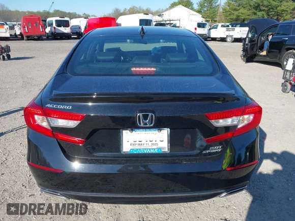 2020 Honda Accord Sport with VIN 1HGCV2F38LA027328, listed as a IAAI auction lot 42044702 with 33,947 mi miles and . Bid and sale history available at DreamBid. Image 16.
